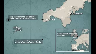 Search underway for sunken vessel from 1600s containing over £4 billion in gold.