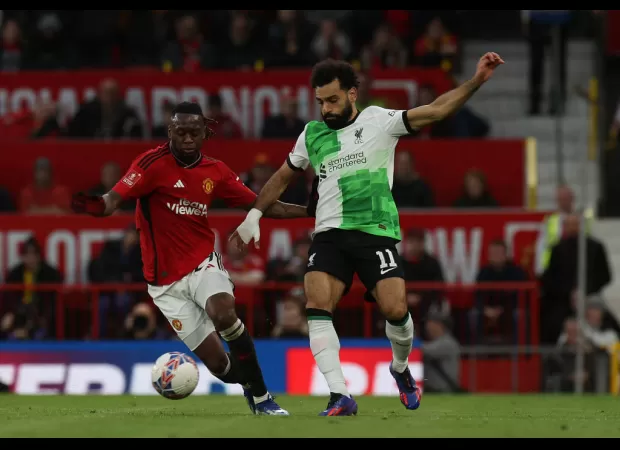 Salah sets new record in Liverpool's FA Cup loss to Man United with his goal.