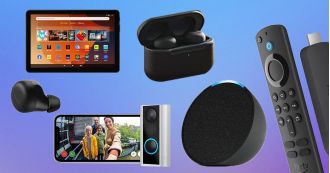 Get huge savings on Amazon's own products like Echo Dot, Fire HD tablet, Ring Doorbell, and more - up to 67% off!