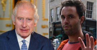 Royal relative flees after using racial slur at fast food restaurant.