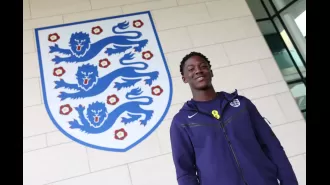 Soccer player Kobbie Mainoo talks about his unexpected selection for the English national team.