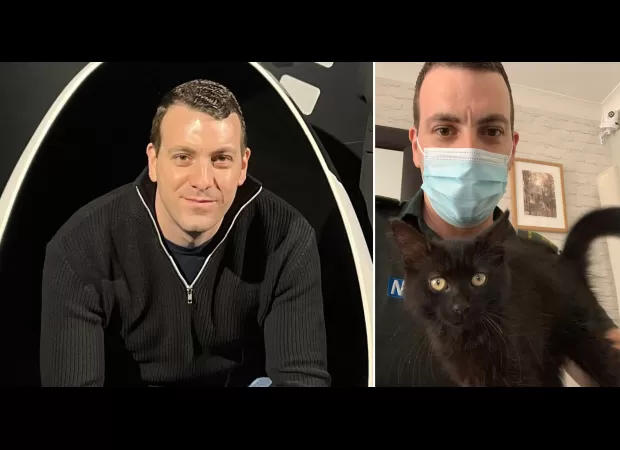 An off-duty paramedic rescued a man who attempted suicide in an airplane restroom.