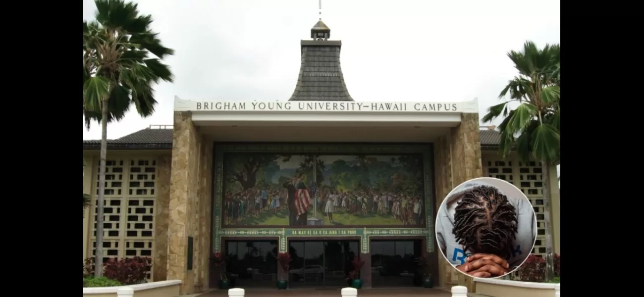 A student at Brigham Young University-Hawaii is struggling to maintain his dreadlocks.