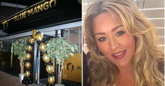 A woman's intoxicated tirade in a restaurant culminates in the mother of a teenage waitress getting injured and bleeding.