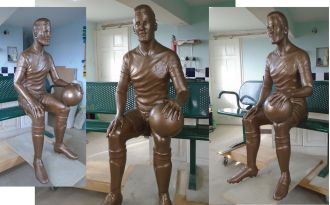 Rare photos reveal hidden £7,200 statue of Harry Kane that has been kept secret for years.