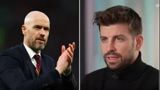 Pique is doubtful that Erik ten Hag can improve Manchester United's current situation.