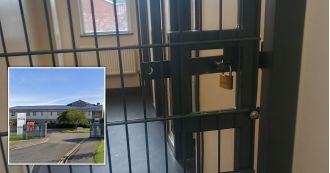 School allegedly used 'metal cages' to prevent students from using restrooms during lessons.