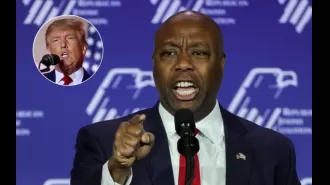 Tim Scott is facing backlash on social media for his odd support of Trump.