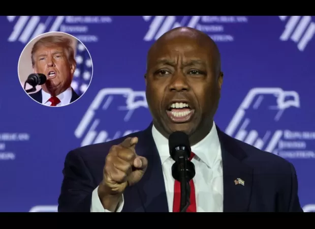 Tim Scott is facing backlash on social media for his odd support of Trump.