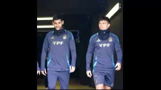 Lisandro Martinez returns to UK to get ready for Manchester United's game against Brentford.