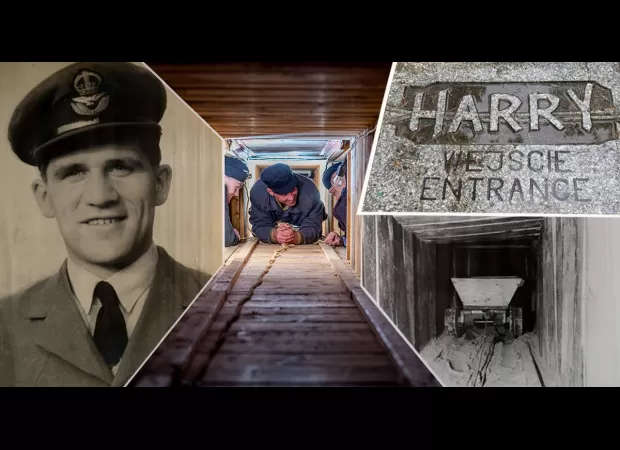 The real-life events of the Great Escape during World War II, which served as the inspiration for a popular movie.