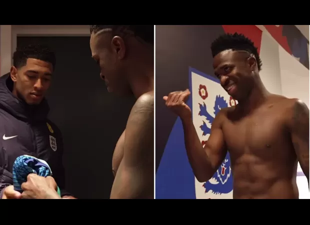 Vinicius Jr requested for Jude Bellingham to exchange shirts with an Arsenal player.