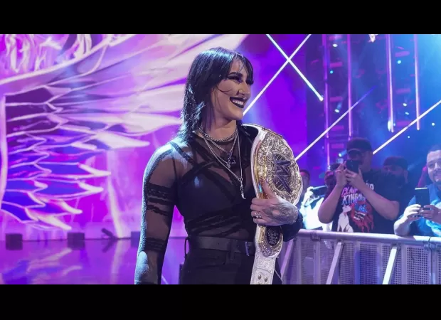 Rhea Ripley's controversial move of rubbing her bare bottom in her opponent's face has sparked a frenzy among WWE fans.