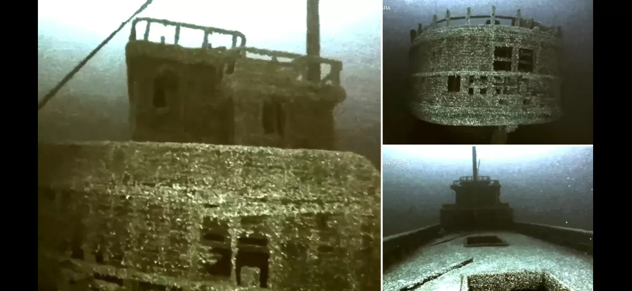 137-year-old shipwreck discovered at lake bottom.