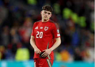 Wales supports James after loss to Poland where he missed a penalty, described as 