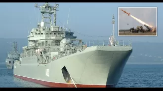 Ukraine seizes £134 million warship stolen by Putin.