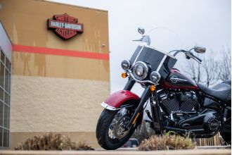 Man dies during Harley-Davidson test drive when he crashes dealership's motorcycle.