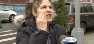 Woman in New York punched in face, jaw broken.