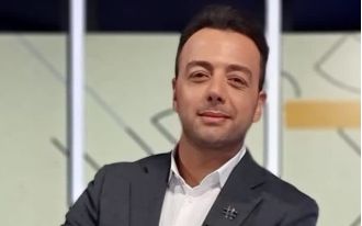 Iranian TV reporter attacked repeatedly outside his London residence.