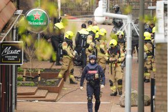 Netherlands bar has a major incident with multiple hostages taken, officials declare.