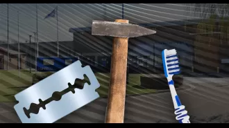 Violence erupts at top UK prison due to presence of dangerous tools and blades during workshop.