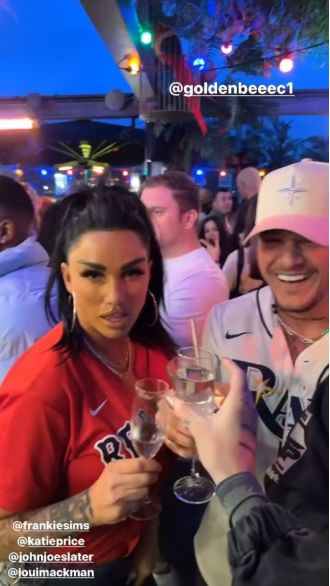 Katie Price celebrates Easter with current boyfriend, while her former partners spend the holiday together in an unusual twist.