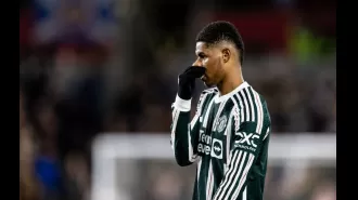 Jamie Redknapp criticizes Manchester United's Marcus Rashford while he plays in the match against Brentford.