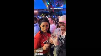 Katie Price celebrates Easter with current boyfriend, while her former partners spend the holiday together in an unusual twist.