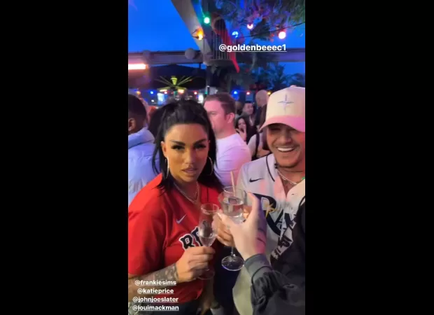 Katie Price celebrates Easter with current boyfriend, while her former partners spend the holiday together in an unusual twist.