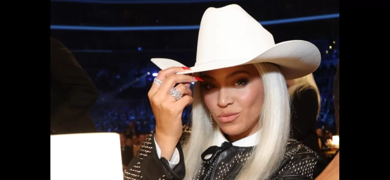 Beyoncé thanks black female country musicians for paving the way for her success by giving them flowers.