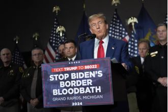 Trump inaccurately cites age of woman killed, blames Biden for 'border chaos'