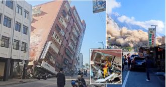 Four people died in Taiwan due to the largest earthquake in 25 years.