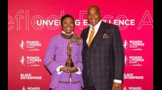 Mellody Hobson received the Barbara Graves Award at the Women of Power Summit.