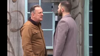 EastEnders character Dean Wicks accuses Harvey Monroe of being a paedophile.
