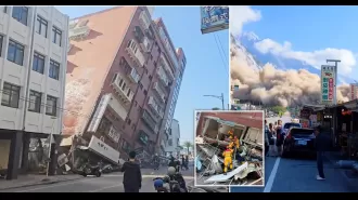 Four people died in Taiwan due to the largest earthquake in 25 years.