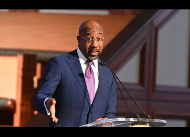 Sen. Warnock criticizes GOP for their negative response to Transgender Visibility Day coinciding with Easter.