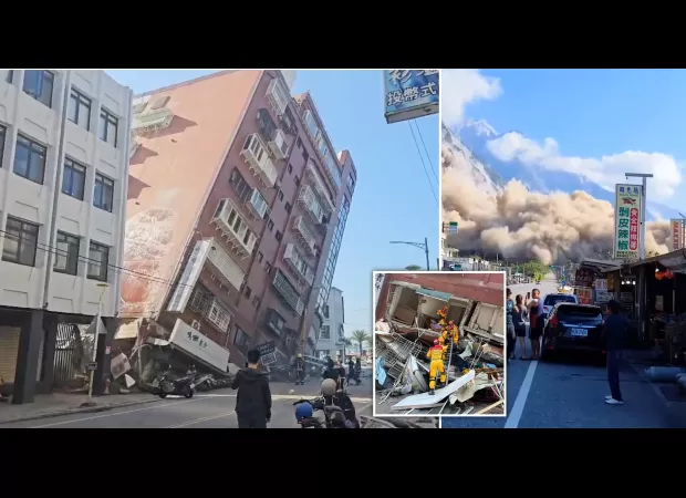 Four people died in Taiwan due to the largest earthquake in 25 years.