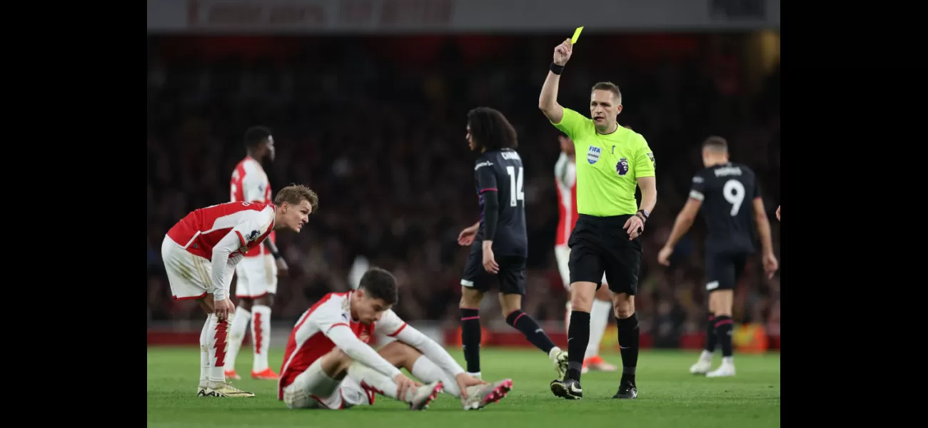 Arsenal coach Arteta is concerned about a player's disciplinary issues leading to a potential suspension.