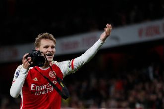 Jamie Carragher stands by his criticism of Martin Odegaard's excessive celebration after Arsenal's victory against Liverpool.