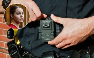 Courtney Clenney, an OnlyFans model, was seen covered in blood on bodycam footage after her boyfriend was stabbed.