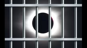 Inmates battle for the privilege to view solar eclipse as a sacred occasion.