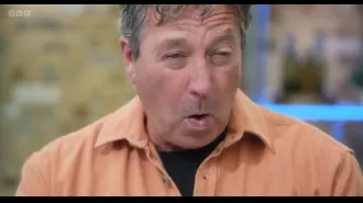 A contestant on MasterChef is eliminated for almost making judges Gregg Wallace and John Torode sick.