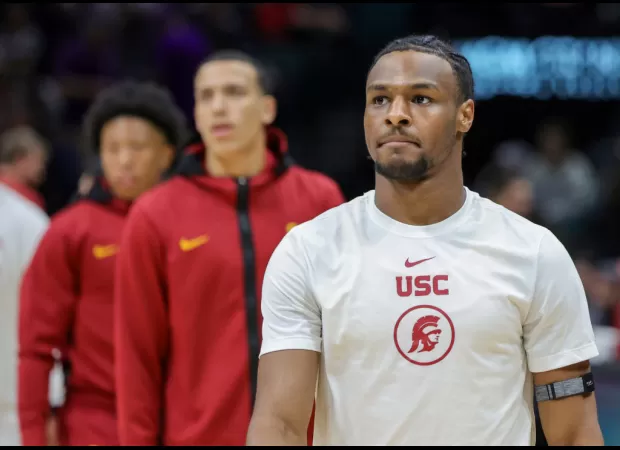 Bronny James transfers from USC to look for more game time.