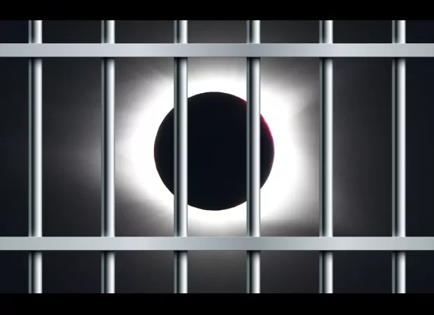 Inmates battle for the privilege to view solar eclipse as a sacred occasion.