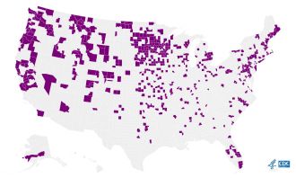 New map displays the spread of bird flu in the US and highlights a recent warning.