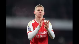 Ukraine's Zinchenko of Arsenal is ready for battle, showing loyalty to his country.