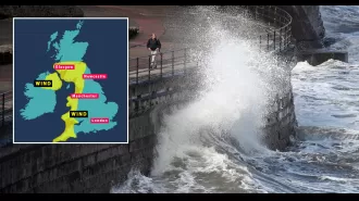 Kathleen unleashes 70mph warm continental wind, wreaking havoc in the UK.