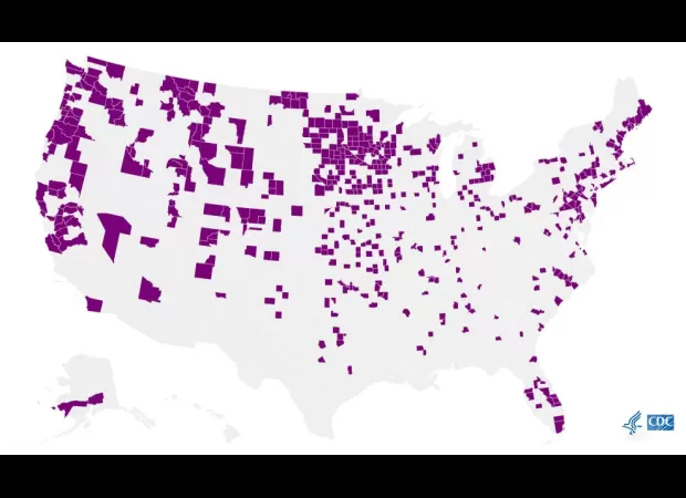 New map displays the spread of bird flu in the US and highlights a recent warning.