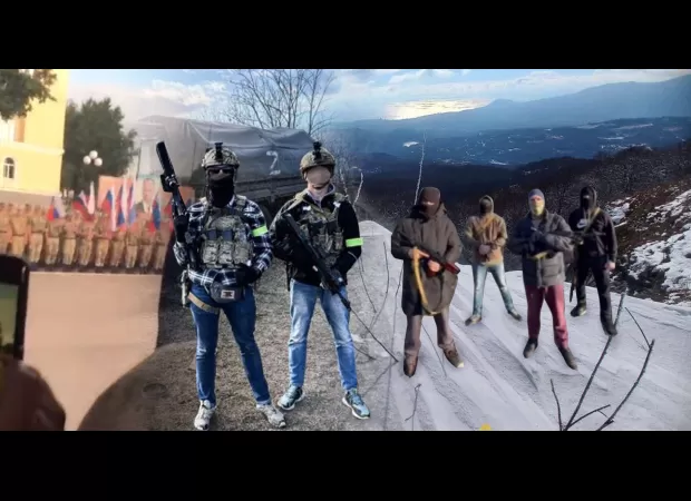 Ukraine's secret agents have successfully infiltrated Putin's invading troops.