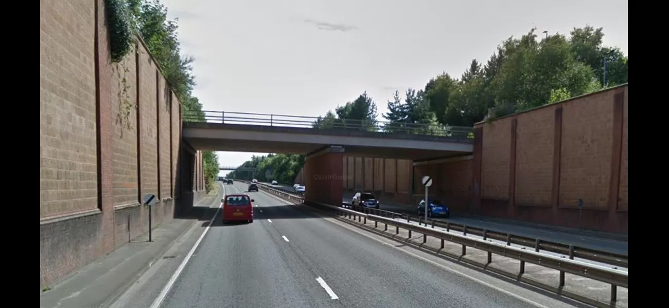 A woman passed away after falling from a bridge onto a road.